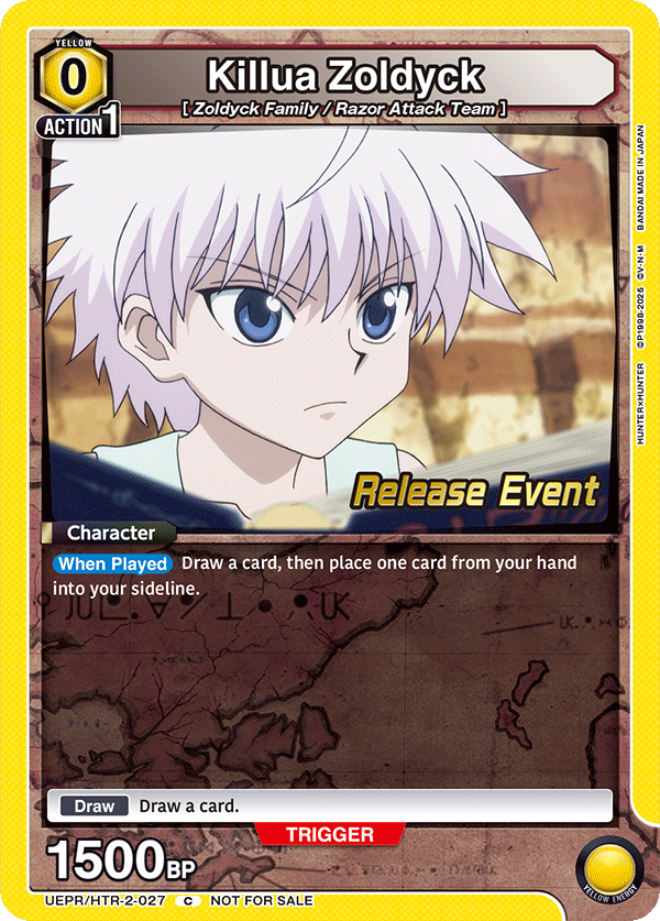 UEPR/HTR-2-027 Killua Zoldyck
