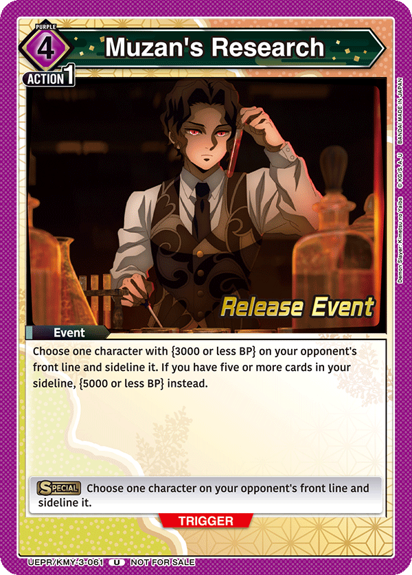 UEPR/KMY-3-061 Muzan's Research