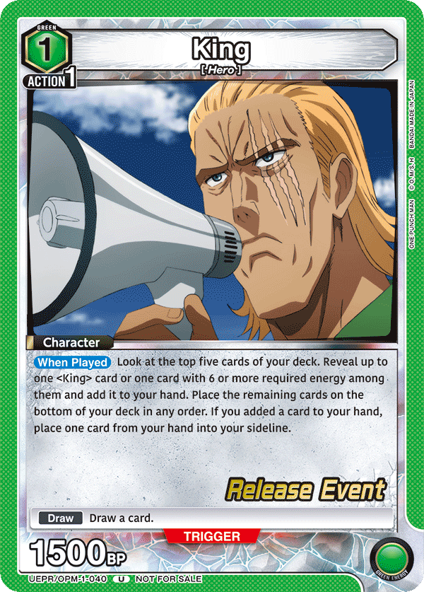 UEPR/OPM-1-040 King