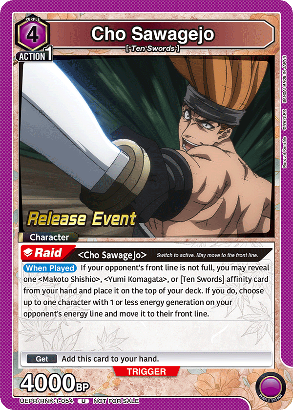 UEPR/RNK-1-054 Cho Sawagejo