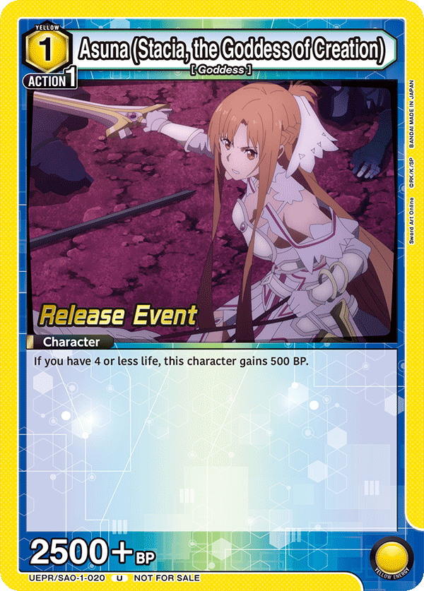 UEPR/SAO-1-020 Asuna (Stacia, the Goddess of Creation)