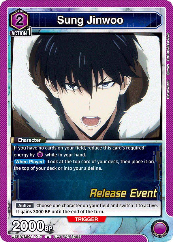 UEPR/SLG-1-017 Sung Jinwoo