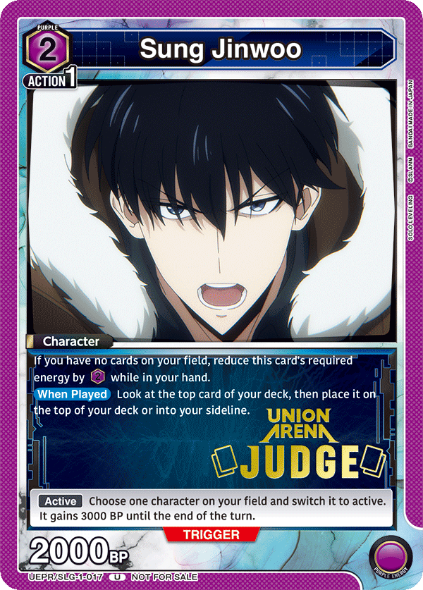 UEPR/SLG-1-017 Sung Jinwoo