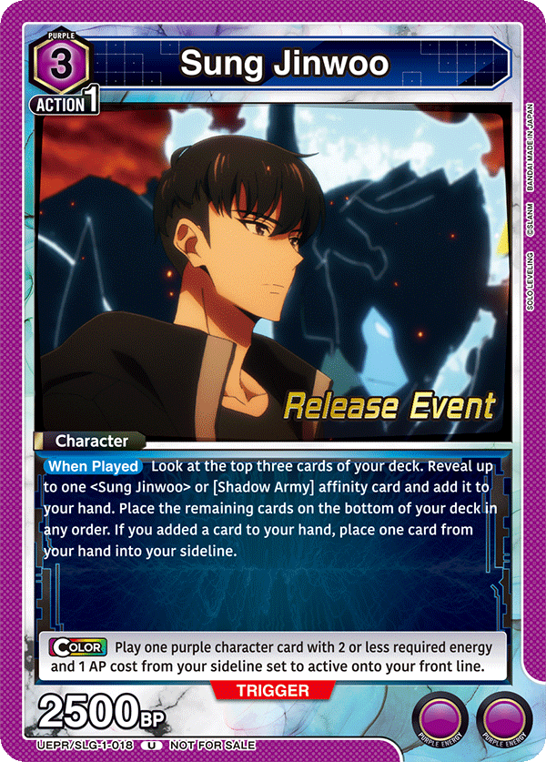 UEPR/SLG-1-018 Sung Jinwoo