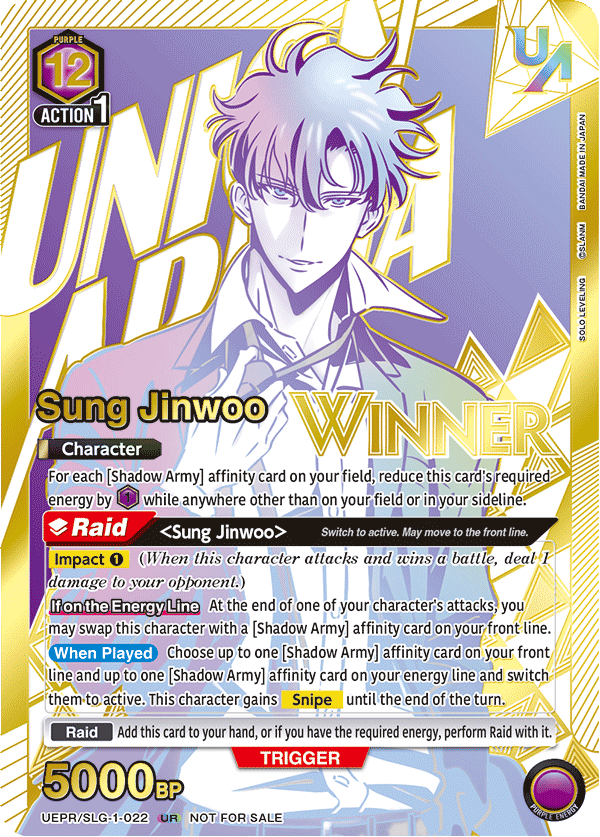 UEPR/SLG-1-022 Sung Jinwoo