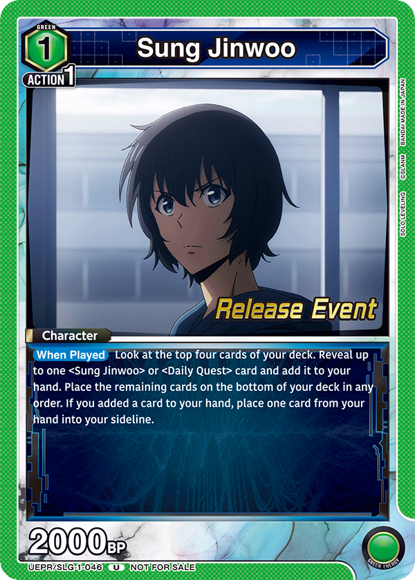 UEPR/SLG-1-046 Sung Jinwoo