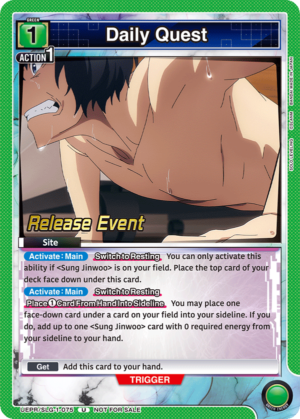 UEPR/SLG-1-075 Daily Quest