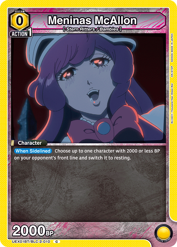 UEX01BT/BLC-2-010 Meninas McAllon