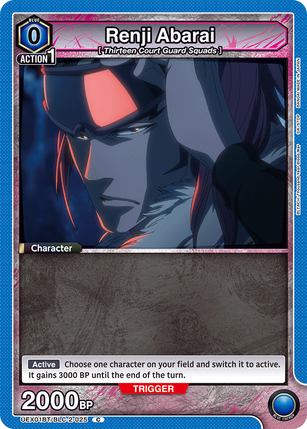 UEX01BT/BLC-2-025 Renji Abarai