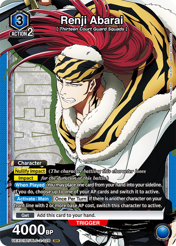 UEX01BT/BLC-2-028 Renji Abarai