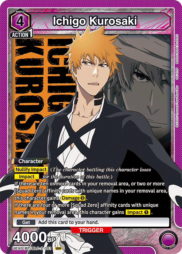 UEX01BT/BLC-2-051 Ichigo Kurosaki