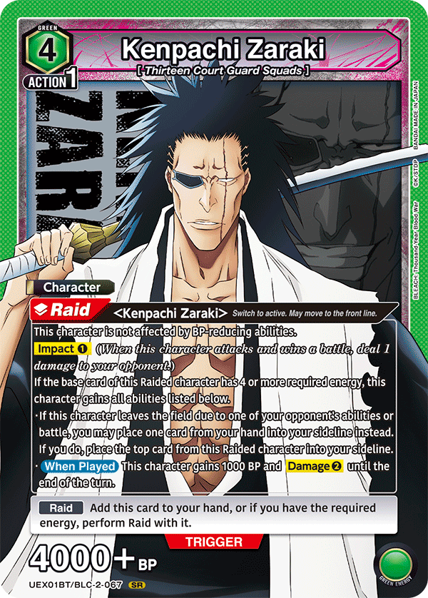 UEX01BT/BLC-2-067 Kenpachi Zaraki