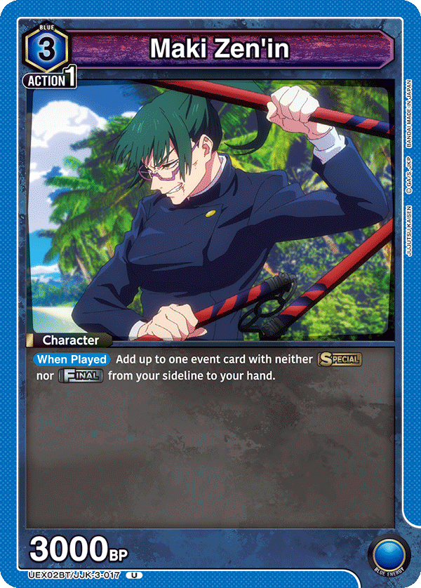 UEX02BT/JJK-3-017 Maki Zen'in