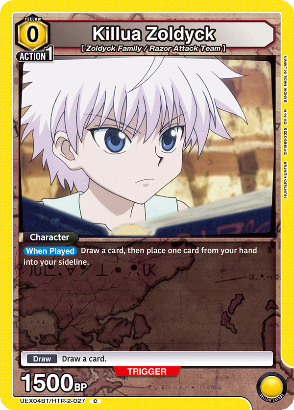 UEX04BT/HTR-2-027 Killua Zoldyck