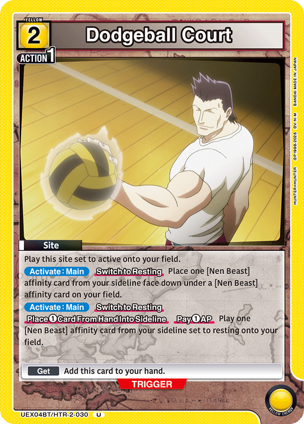 UEX04BT/HTR-2-030 Dodgeball Court