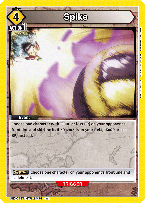 UEX04BT/HTR-2-034 Spike