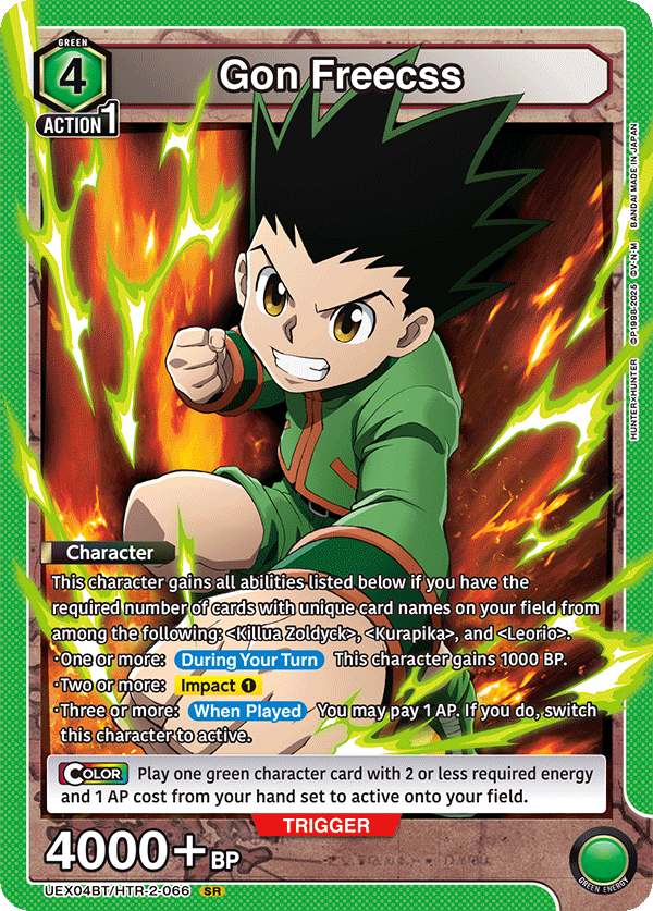 UEX04BT/HTR-2-066 Gon Freecss