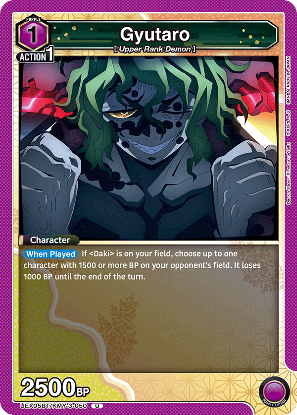 UEX05BT/KMY-3-050 Gyutaro