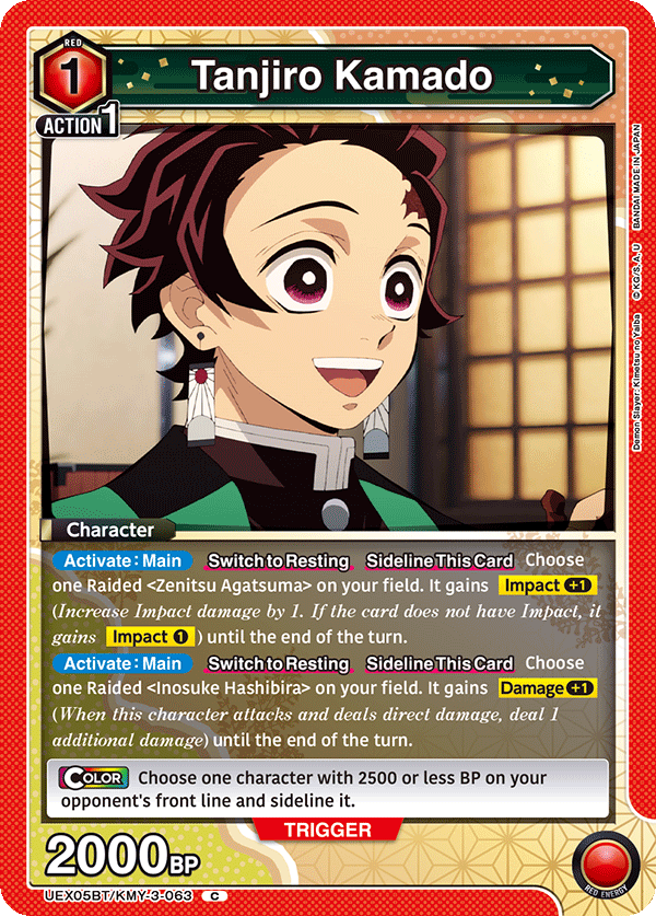 UEX05BT/KMY-3-063 Tanjiro Kamado
