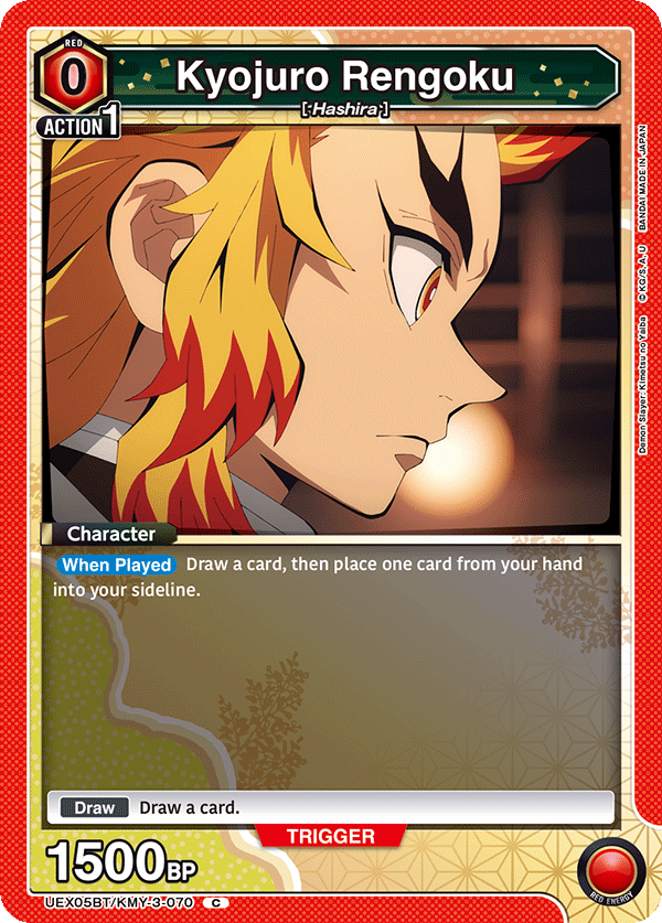 UEX05BT/KMY-3-070 Kyojuro Rengoku