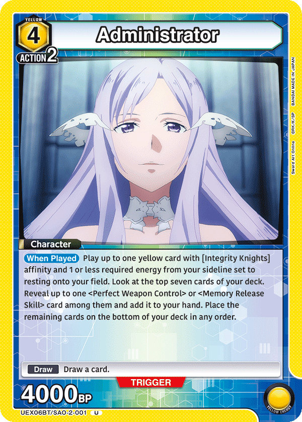 UEX06BT/SAO-2-001 Administrator