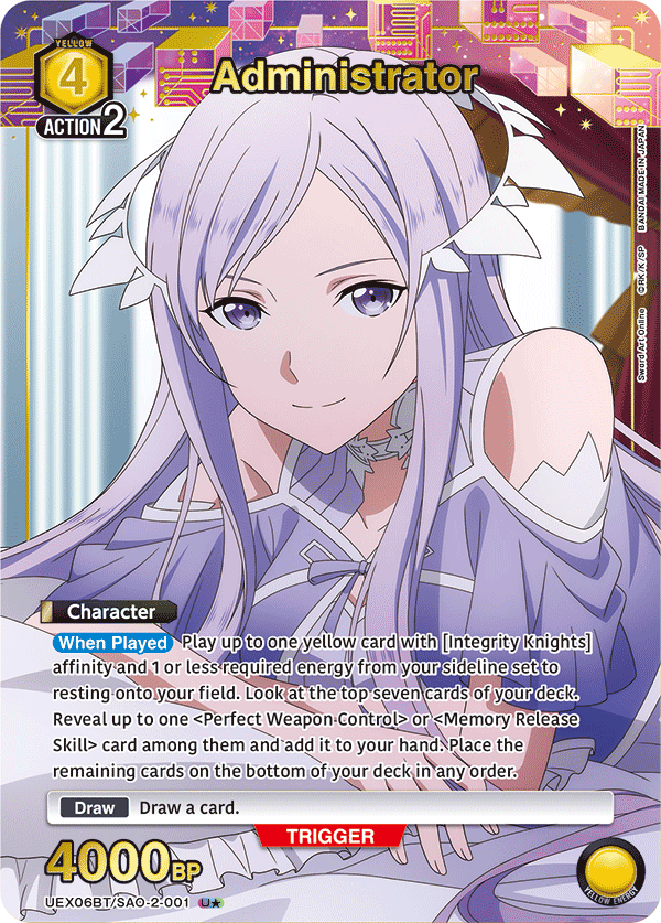 UEX06BT/SAO-2-001 Administrator