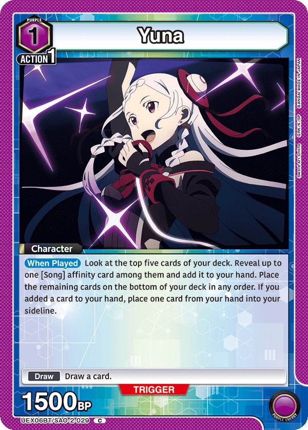UEX06BT/SAO-2-029 Yuna