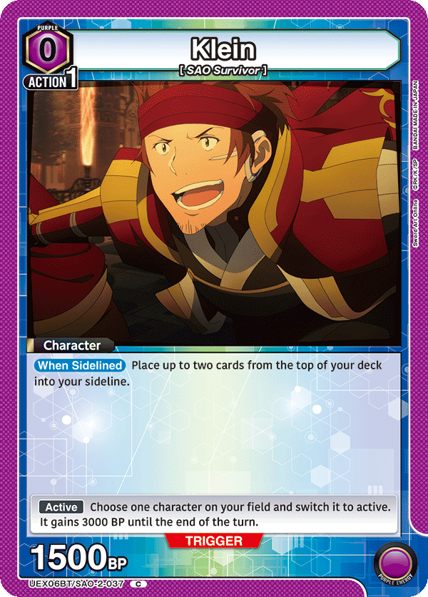 UEX06BT/SAO-2-037 Klein