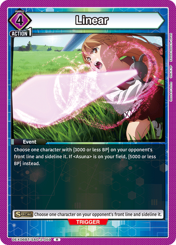 UEX06BT/SAO-2-059 Linear