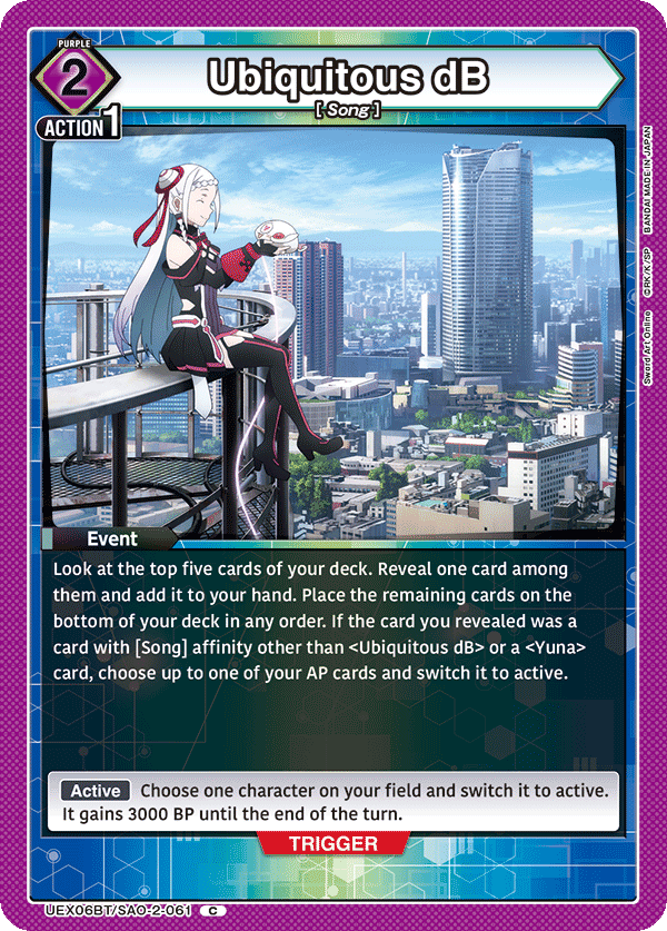 UEX06BT/SAO-2-061 Ubiquitous dB