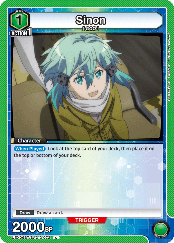 UEX06BT/SAO-2-072 Sinon