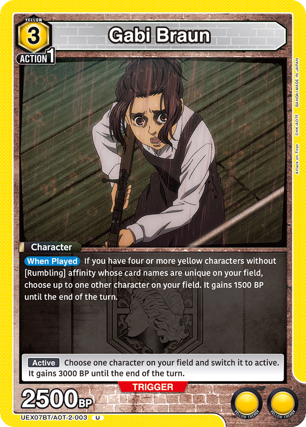 UEX07BT/AOT-2-003 Gabi Braun