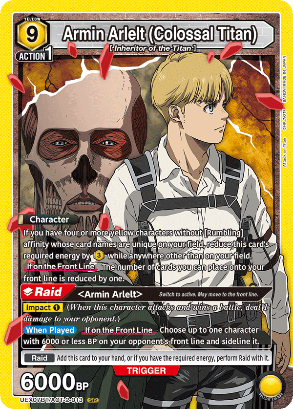 UEX07BT/AOT-2-013 Armin Arlelt (Colossal Titan)