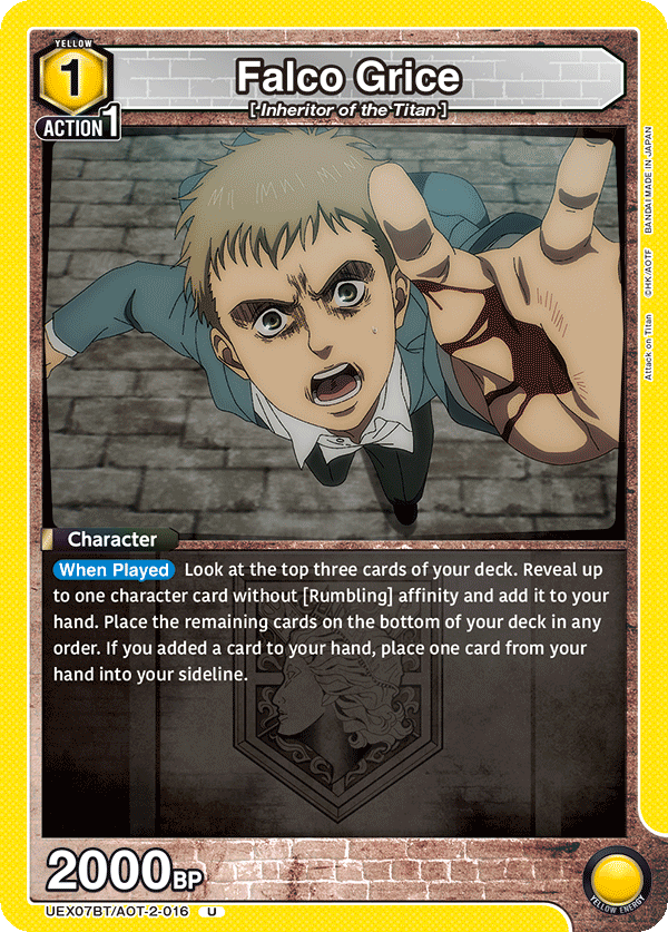 UEX07BT/AOT-2-016 Falco Grice
