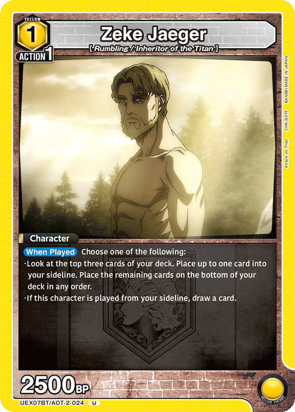 UEX07BT/AOT-2-024 Zeke Jaeger