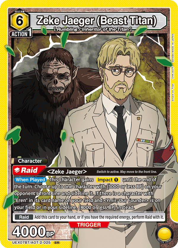 UEX07BT/AOT-2-025 Zeke Jaeger (Beast Titan)
