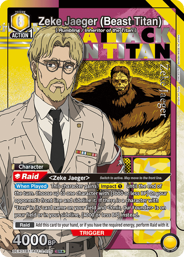 UEX07BT/AOT-2-025 Zeke Jaeger (Beast Titan)