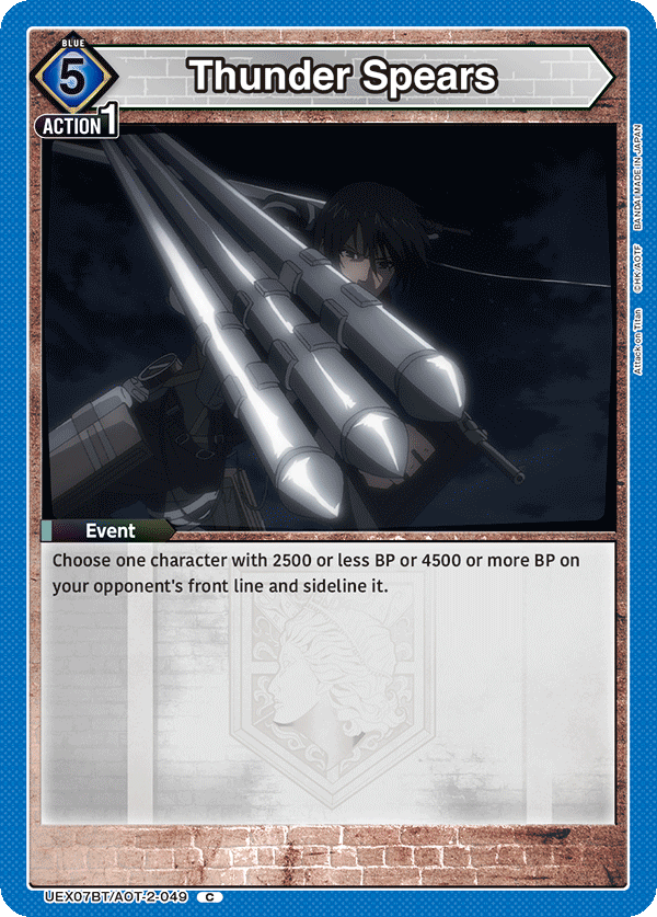UEX07BT/AOT-2-049 Thunder Spears