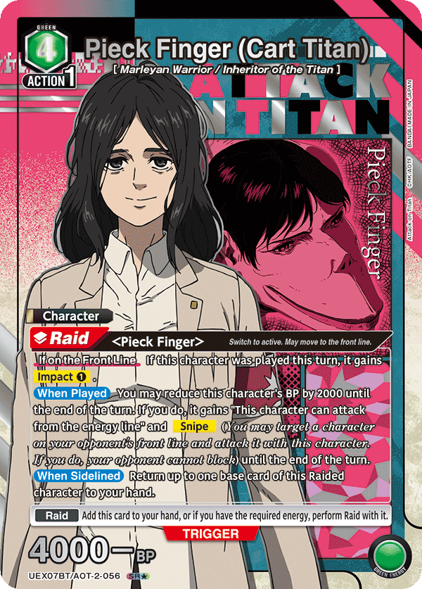 UEX07BT/AOT-2-056 Pieck Finger (Cart Titan)