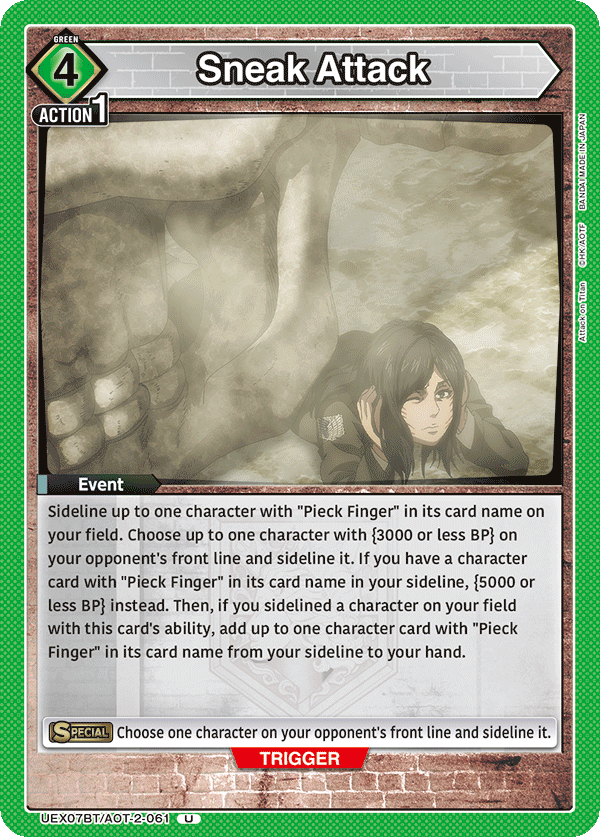 UEX07BT/AOT-2-061 Sneak Attack