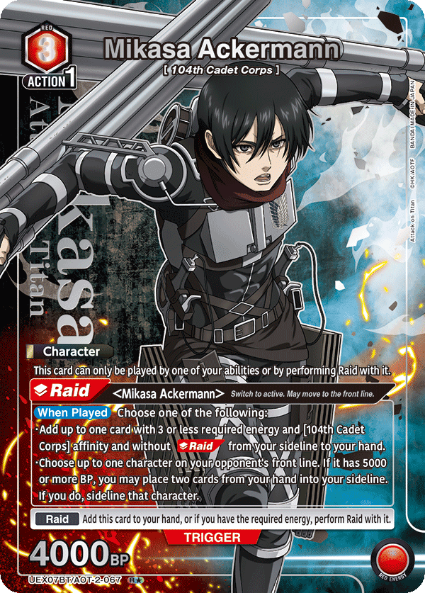UEX07BT/AOT-2-067 Mikasa Ackermann