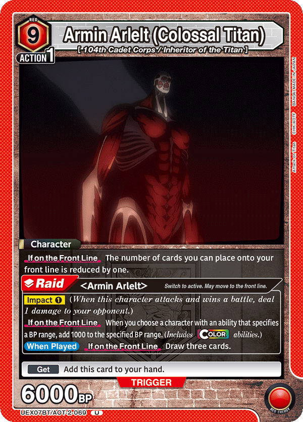 UEX07BT/AOT-2-069 Armin Arlelt (Colossal Titan)