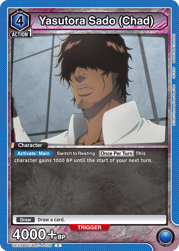 UEX08BT/BLC-4-028 Yasutora Sado (Chad)