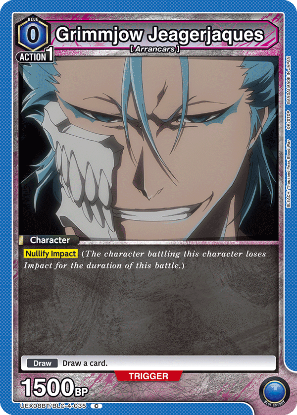 UEX08BT/BLC-4-035 Grimmjow Jeagerjaques