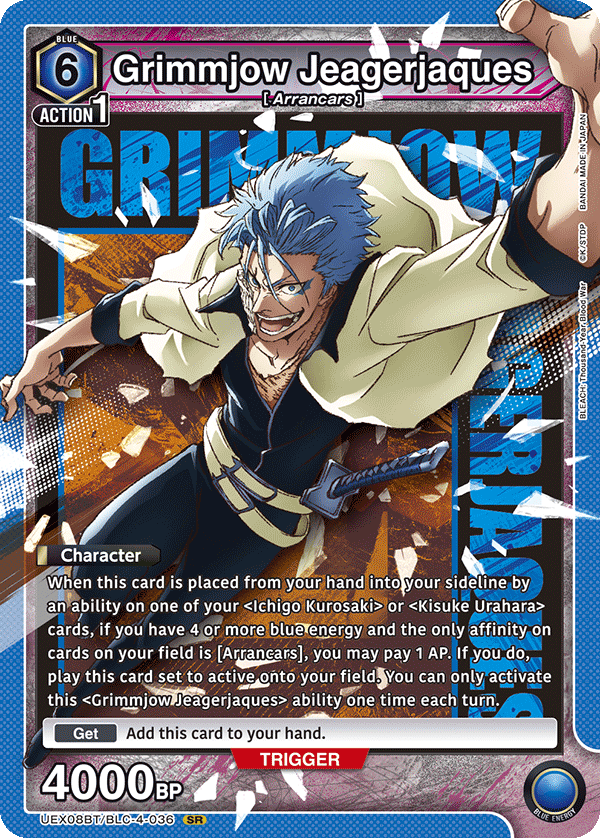 UEX08BT/BLC-4-036 Grimmjow Jeagerjaques