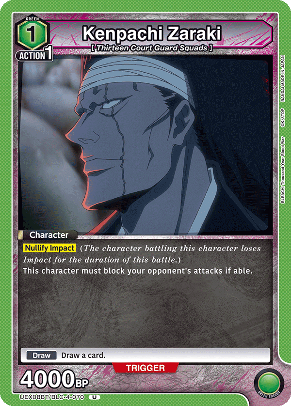 UEX08BT/BLC-4-070 Kenpachi Zaraki