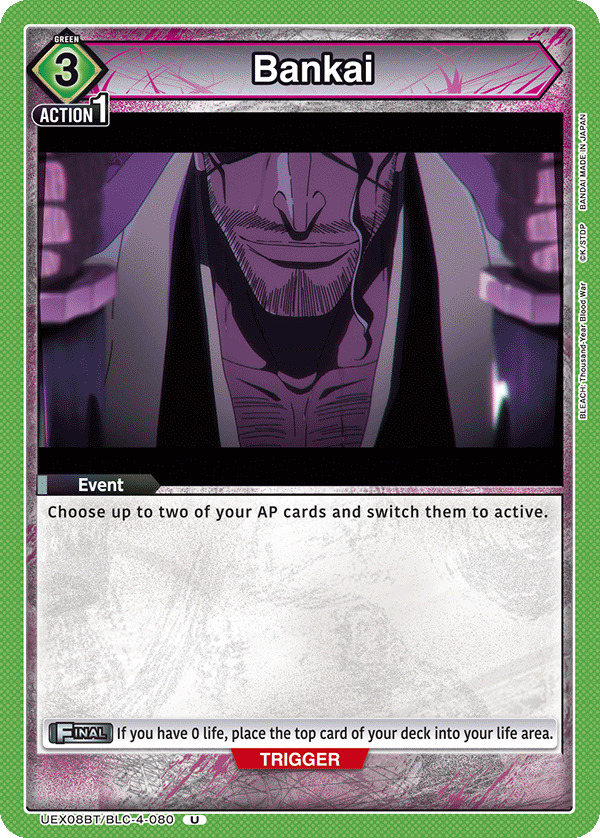 UEX08BT/BLC-4-080 Bankai