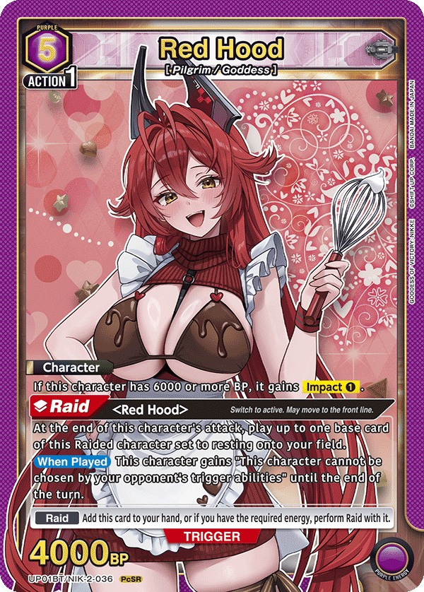 UP01BT/NIK-2-036 Red Hood