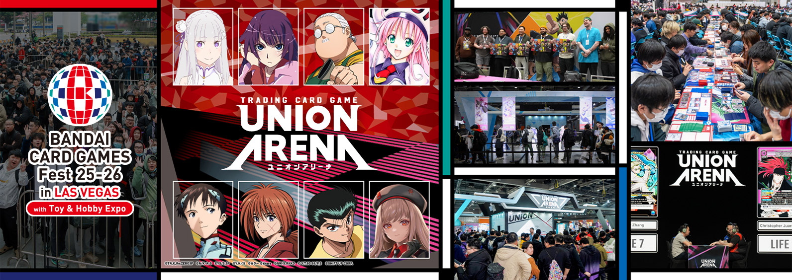 BANDAI CARD GAMES Fest 25-26 in Las Vegas with Toy and Hobby Expo 