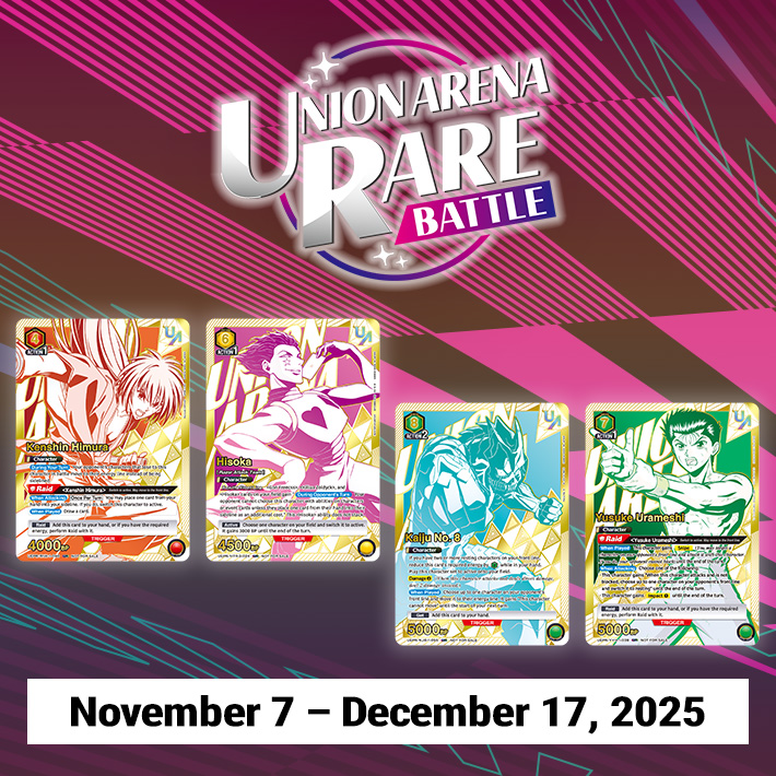 UNION ARENA RARE BATTLE 2025 November-December